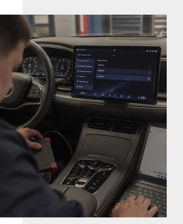 Русификация автомобиля BYD HAN для эксплуатации в Дзержинском